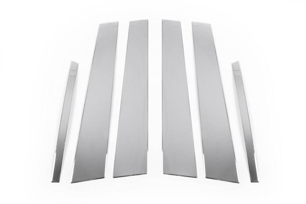 Door pillar molding (SD, stainless) for Volkswagen Passat B6 2006-2012 - Reelken Auto
