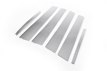Door pillar molding (SD, stainless) for Volkswagen Passat B6 2006-2012 - Reelken Auto