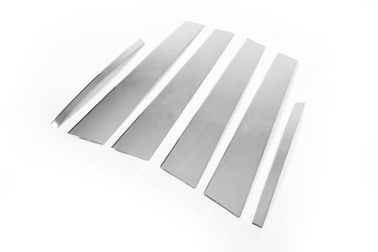 Door pillar molding (SD, stainless) for Volkswagen Passat B6 2006-2012 - Reelken Auto