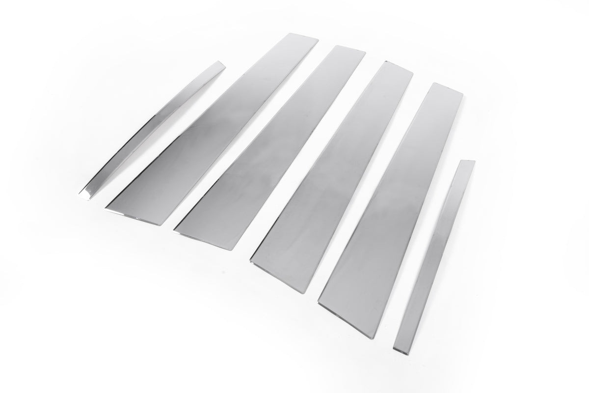 Stainless Steel Door Pillar Trim (SD) for Volkswagen Passat B6 2006-2012 - image 2