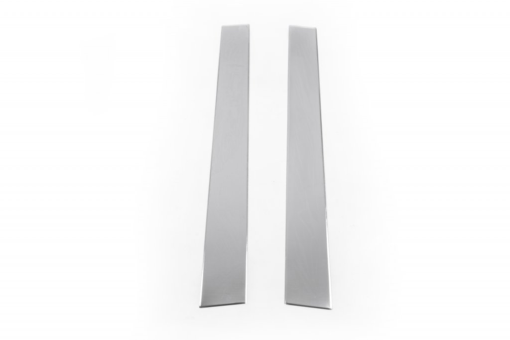 Stainless Steel Door Pillar Trim (2 pcs) for Volkswagen Caddy 2004-2010 - image 2