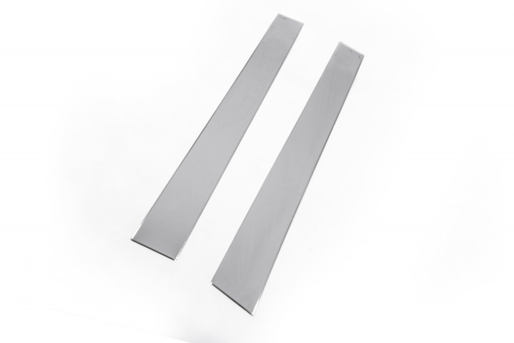 Stainless Steel Door Pillar Trim (2 pcs) for Volkswagen Caddy 2004-2010 - image 3