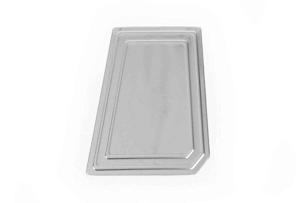Overlay on the hatch of the tank (2006-2014, stainless steel) for Peugeot Boxer 2006-2025 - Reelken Auto