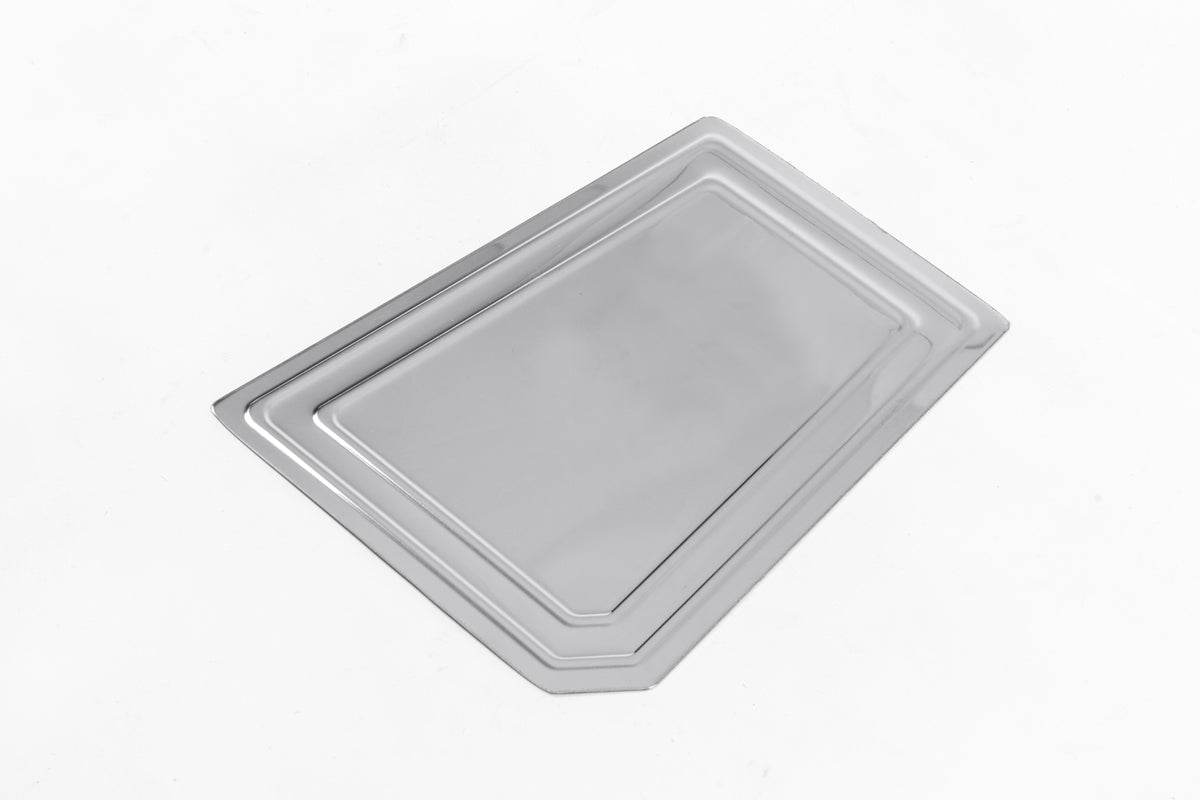 Overlay on the hatch of the tank (2006-2014, stainless steel) for Peugeot Boxer 2006-2025 - Reelken Auto