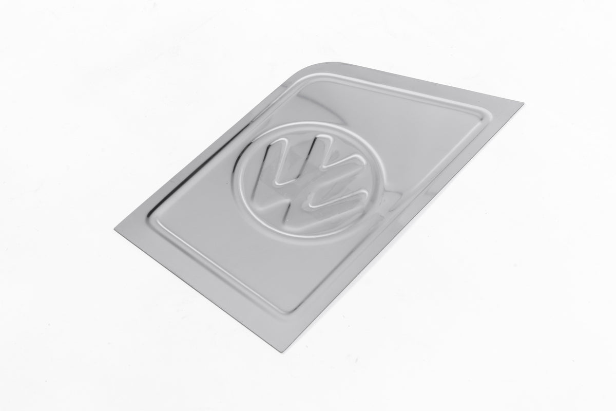 Fuel Tank Cap Cover with Carmos Logo (Stainless Steel) for Volkswagen T5 2010-2015 - image 1