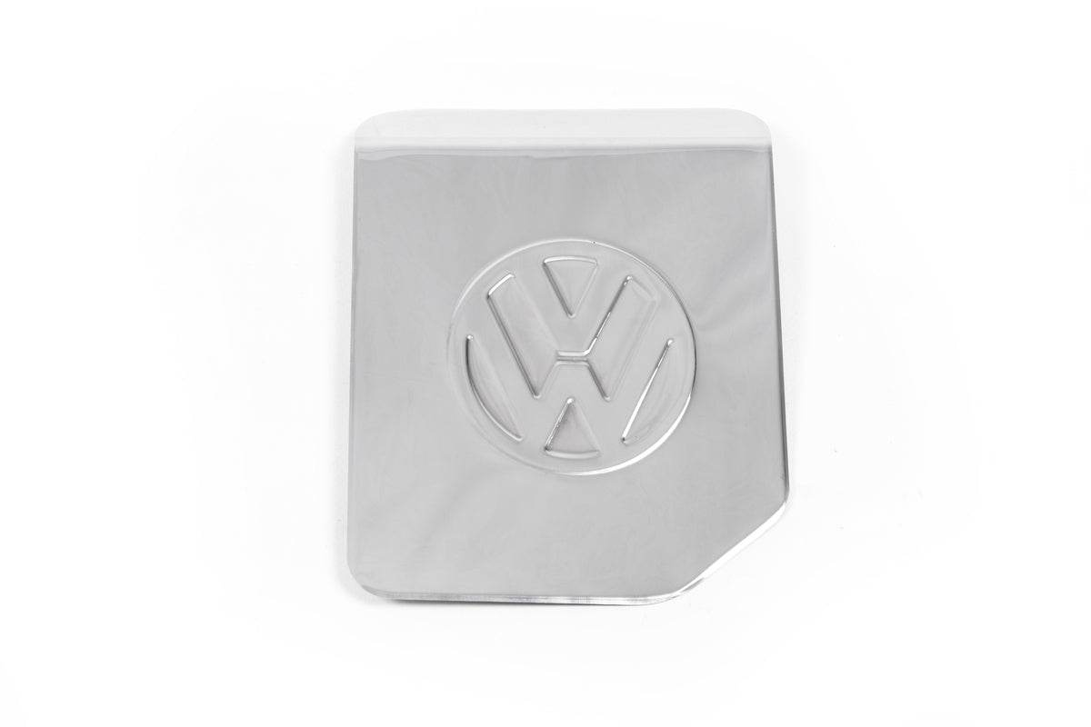 Overlay for a tank with a logo (Carmos, stainless steel) for Volkswagen T4 Transporter - Reelken Auto