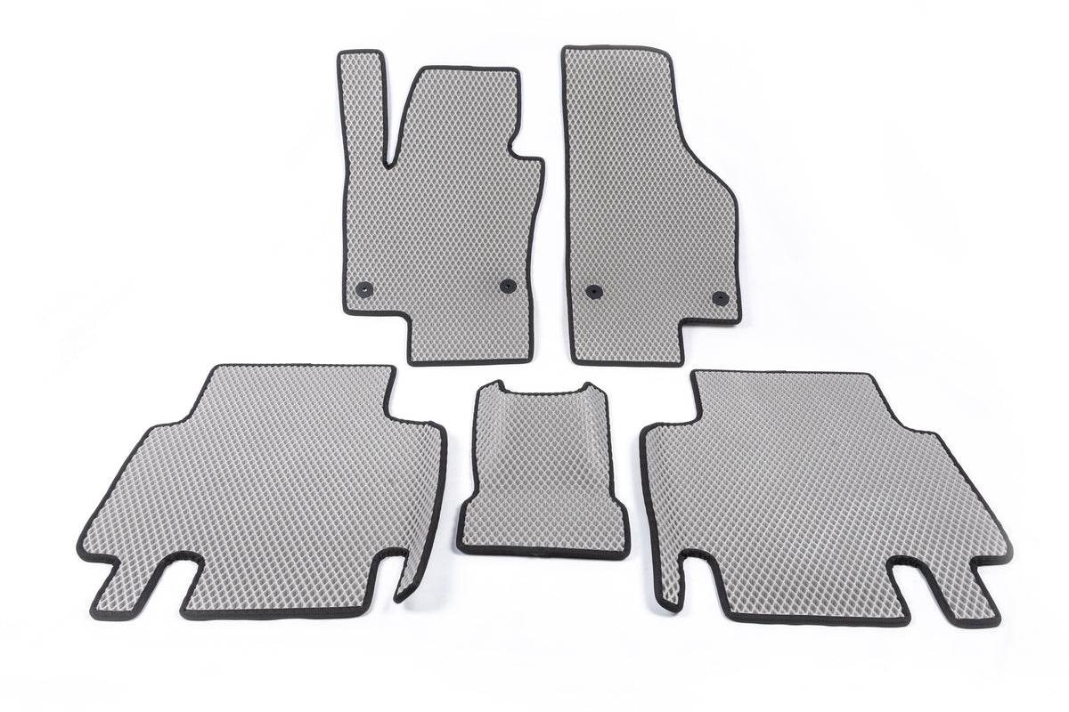 Polyurethane mats (2 rows, EVA, gray) for Volkswagen Sharan 2010↗ - Reelken Auto