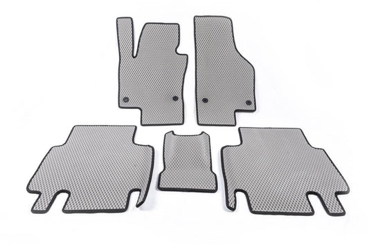 Polyurethane mats (2 rows, EVA, gray) for Volkswagen Sharan 2010↗ - Reelken Auto