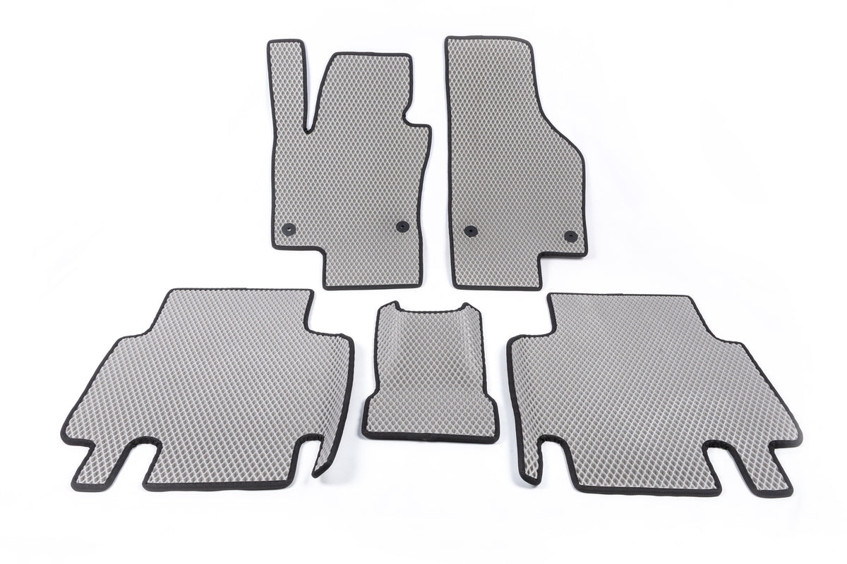 Polyurethane EVA Floor Mats (2 rows, grey) for Volkswagen Sharan 2010-2023 - image 1