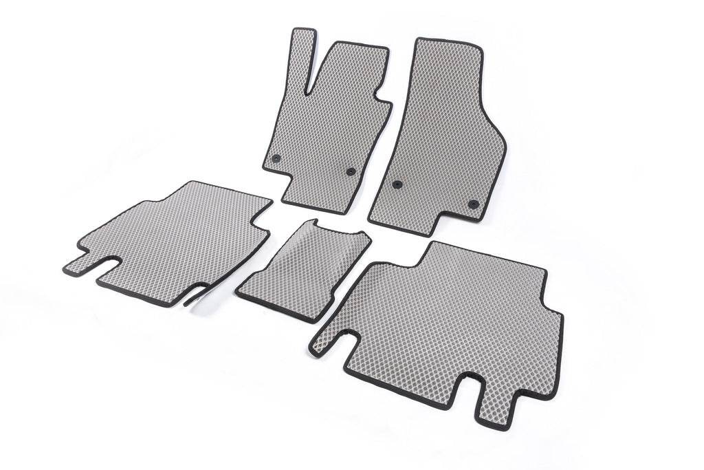 Polyurethane mats (2 rows, EVA, gray) for Volkswagen Sharan 2010↗ - Reelken Auto
