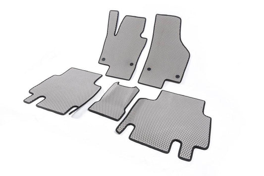 Polyurethane mats (2 rows, EVA, gray) for Volkswagen Sharan 2010↗ - Reelken Auto