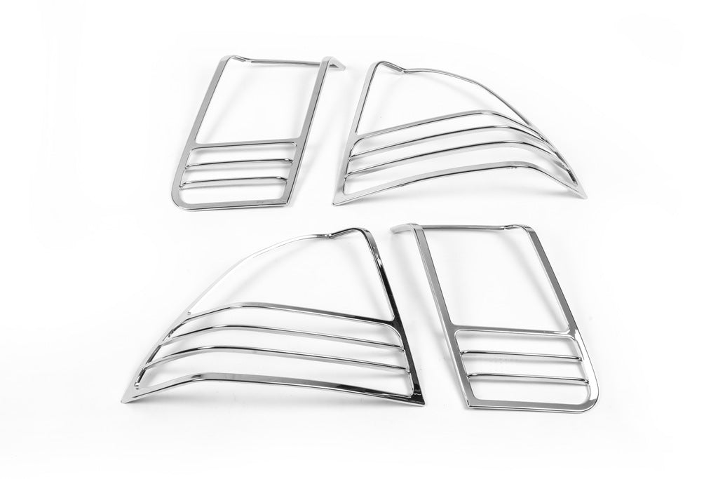 Chrome Tail Light Covers (2 pcs, plastic) for Honda Civic Sedan VII 2001-2006 - image 3