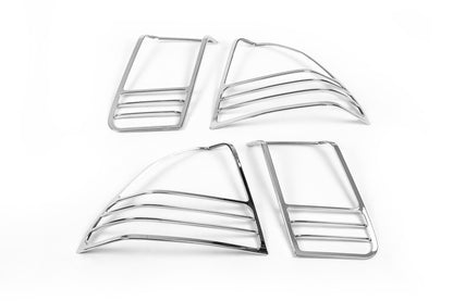 Chrome Tail Light Covers (2 pcs, plastic) for Honda Civic Sedan VII 2001-2006 - image 3