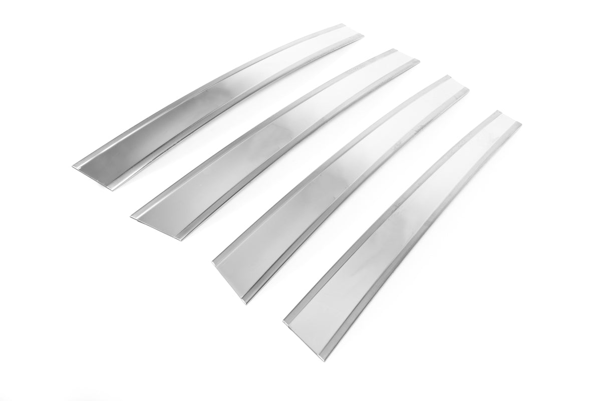 Stainless Steel Pillar Covers (4 pcs) for Honda Civic Sedan VII 2001-2006 - image 3