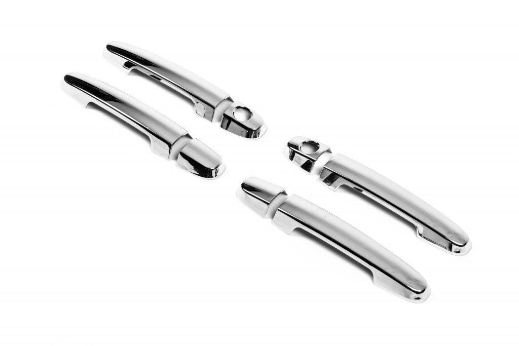 Chrome Door Handle Covers (4 pcs, Stainless Steel) for Toyota Yaris 2006-2011 - image 3