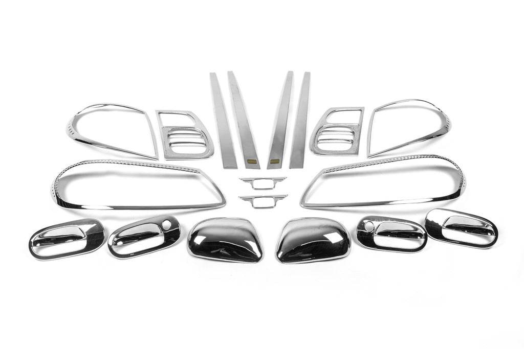 Chrome package (kit) for Nissan Sunny N16 2001-2006 - Reelken Auto