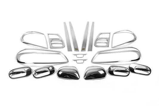 Chrome package (kit) for Nissan Sunny N16 2001-2006 - Reelken Auto