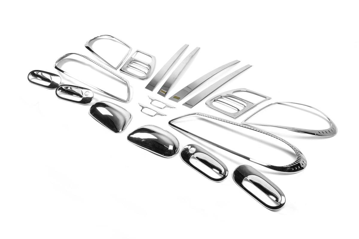 Chrome package (kit) for Nissan Sunny N16 2001-2006 - Reelken Auto