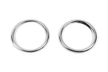 Fog light covers (2014-2018, 2 pcs, stainless steel) for Ford Courier 2014-2023 - image 3