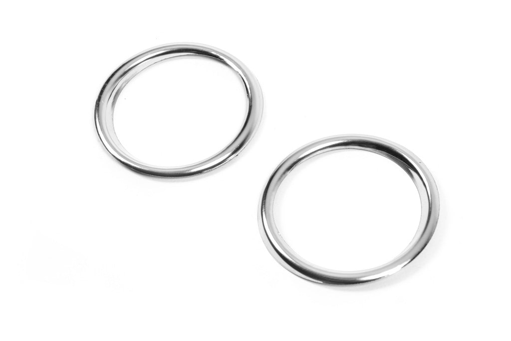 Fog light covers (2014-2018, 2 pcs, stainless steel) for Ford Courier 2014-2023 - image 4