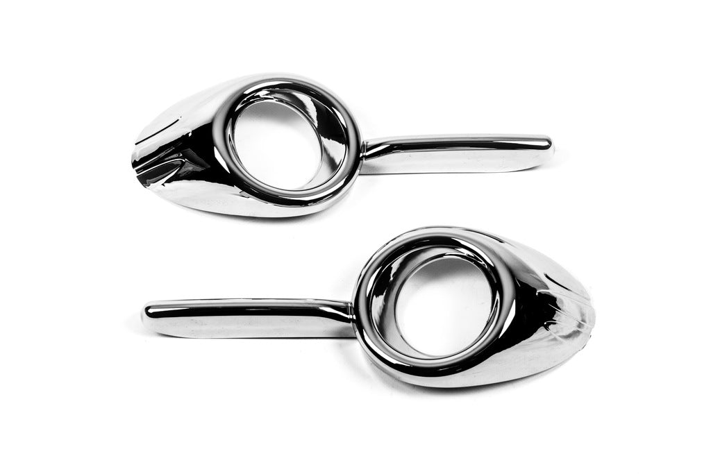 Fog Light Trims with Recesses (2010-2015, 2 pcs, plastic) for Fiat Doblo II 2010-2022 - image 3