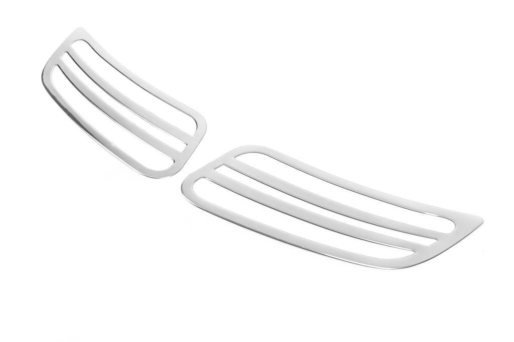 Covers for the air intake Carmos (2 pcs., stainless steel) for Mercedes Sprinter W907/W910 2018↗ - Reelken Auto