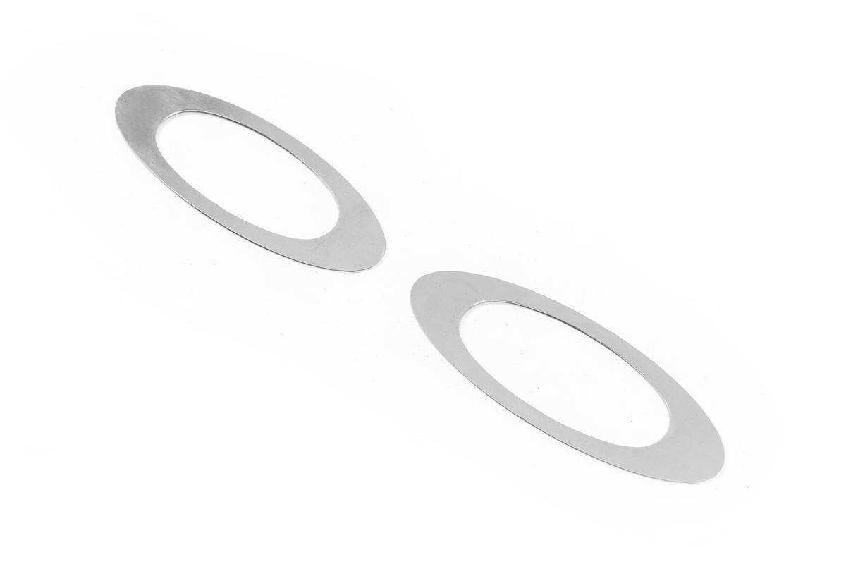 Turn signal stroke (2 pieces, stainless steel) for Nissan Qashqai 2010-2014 - Reelken Auto