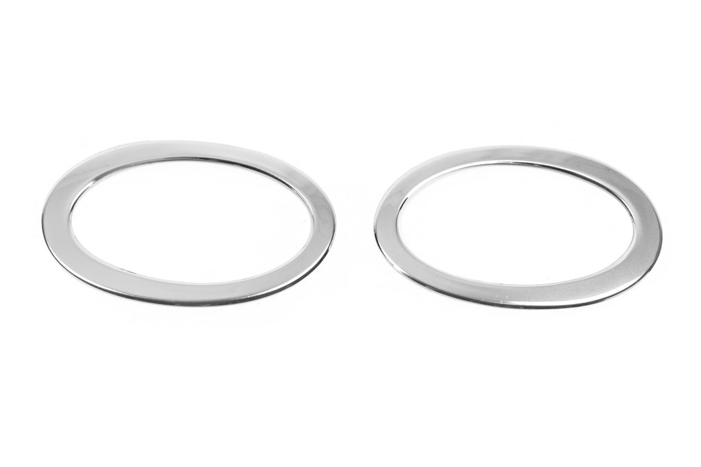 Fog light trims outer only (2 pcs, stainless steel) for Nissan Qashqai 2010-2014 - image 8