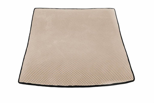 Trunk mat (EVA, beige) (5 seats) for Audi Q7 2005-2015 - Reelken Auto