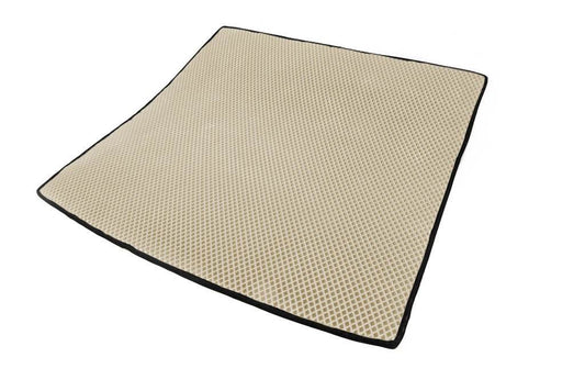 Trunk mat (EVA, beige) (5 seats) for Audi Q7 2005-2015 - Reelken Auto