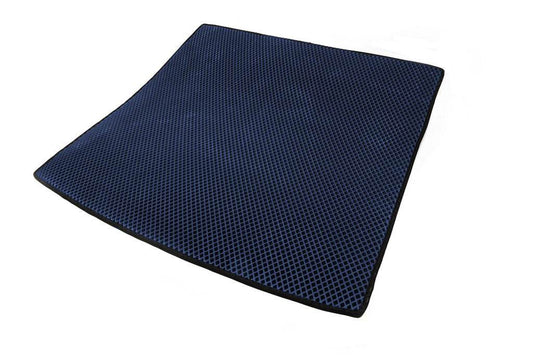 Trunk mat (EVA, blue) (5 seats) for Audi Q7 2005-2015 - Reelken Auto