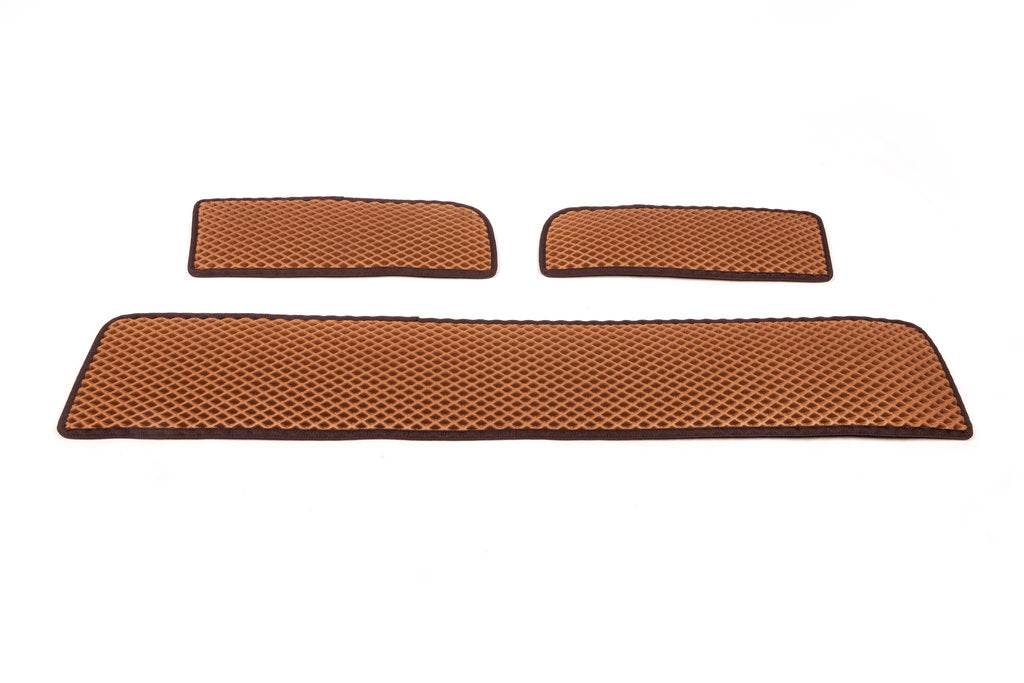 Carpets for thresholds (3 pcs., EVA, brick) for Volkswagen Crafter 2006-2016 - Reelken Auto