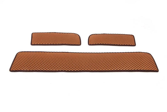 Carpets for thresholds (3 pcs., EVA, brick) for Volkswagen Crafter 2006-2016 - Reelken Auto