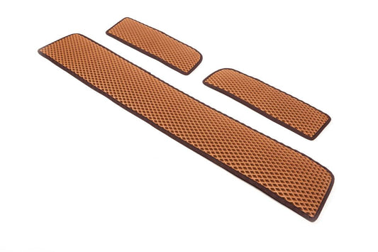Carpets for thresholds (3 pcs., EVA, brick) for Volkswagen Crafter 2006-2016 - Reelken Auto