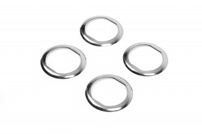 The stroke of the salon blowouts (4 pieces, stainless steel) for Dacia Duster 2008-2018 - Reelken Auto