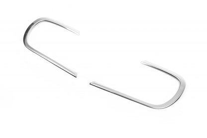 Fog light covers (2 pcs, stainless steel) for Dacia Duster 2018-2024 - image 3