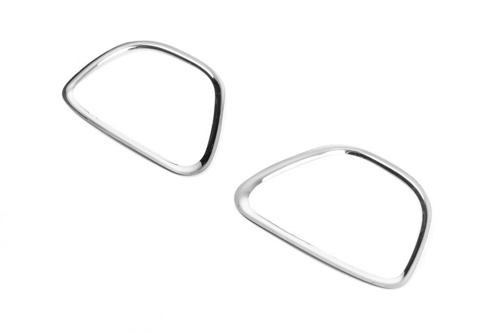 Fog light covers 2010-2013 (2 pcs, stainless steel) for Dacia Duster 2008-2018 - image 4
