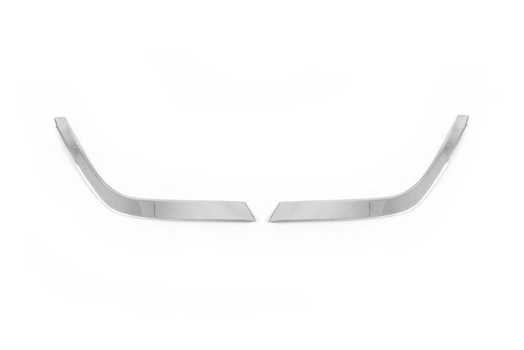Overlays on foglights (2013-2016, stainless.) for Toyota Corolla 2013-2019 - Reelken Auto