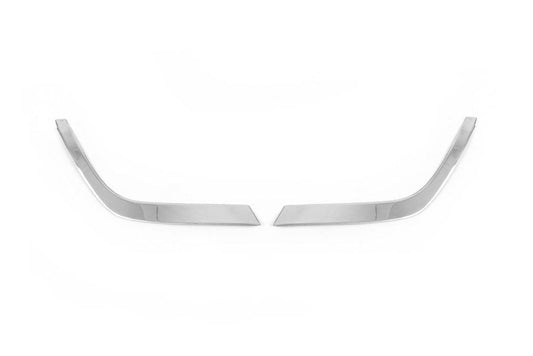 Overlays on foglights (2013-2016, stainless.) for Toyota Corolla 2013-2019 - Reelken Auto