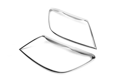 Headlight covers (2 pcs, plastic) for Toyota Hilux 2006-2015 - image 2