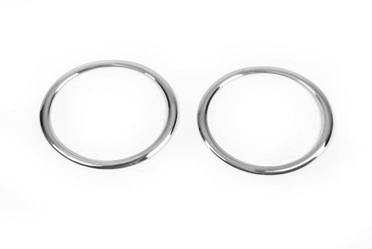 Covers for fog lights (2009-2013 2 pcs., stainless steel) for Skoda Yeti 2009-2017 - Reelken Auto