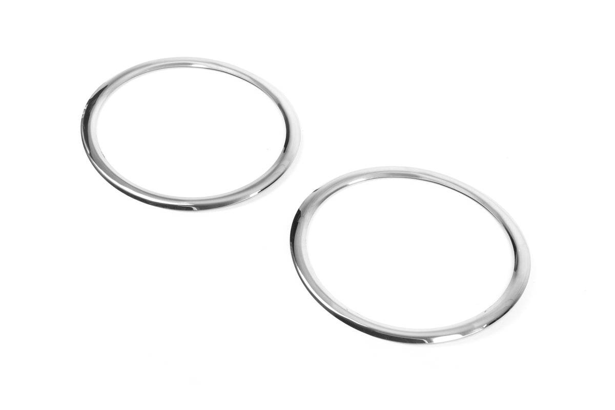 Covers for fog lights (2009-2013 2 pcs., stainless steel) for Skoda Yeti 2009-2017 - Reelken Auto