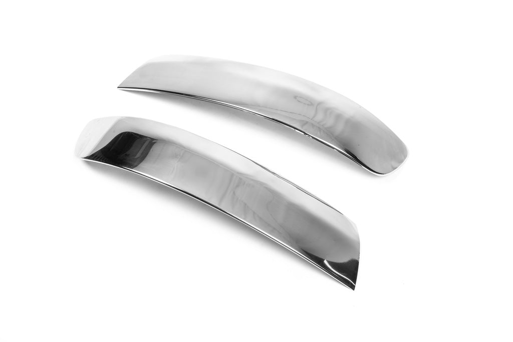The corners on the front bumper (2 PCs, stainless steel) for Volkswagen T5 Transporter 2003-2010 - image 3