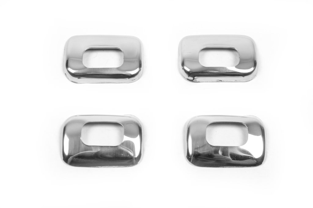 Interior button covers (4 pcs, stainless steel) for Renault Duster 2008-2017 - image 4