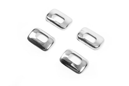 Interior button covers (4 pcs, stainless steel) for Dacia Duster 2008-2018 - image 3