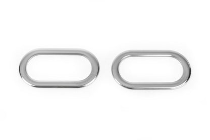 Chrome Turn Signal Surrounds (2 pcs, Stainless Steel) for Ford Focus II 2008-2011 - image 2