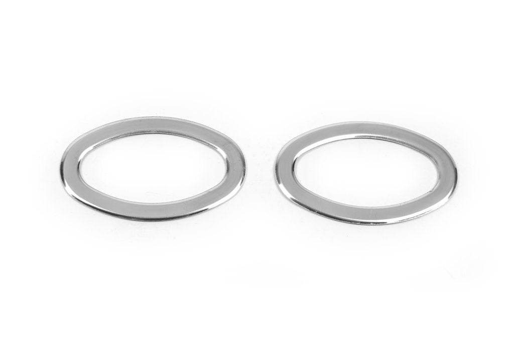 The stroke indicator OmsaLine (2 PCs, stainless steel) for Peugeot 206 - Reelken Auto