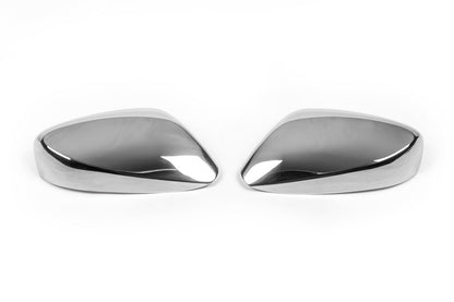 Mirror covers without indicator (2 pcs, stainless steel) for Hyundai Elantra (MD/UD) 2011-2015 - image 2