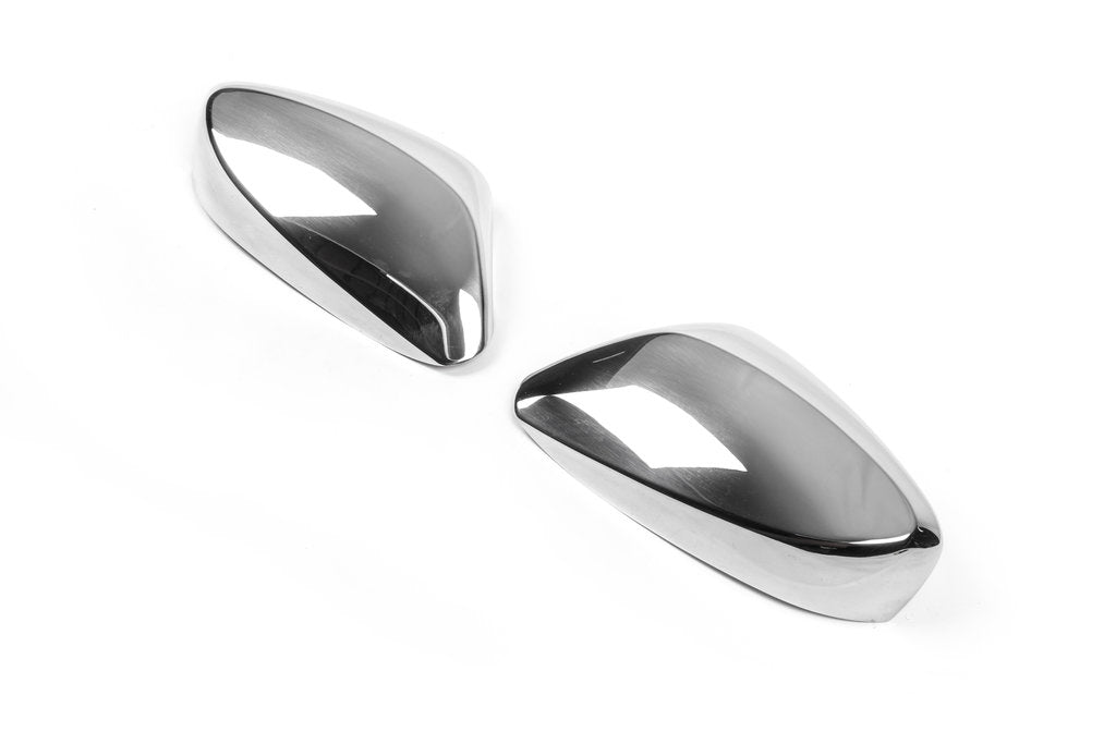 Mirror covers without indicator (2 pcs, stainless steel) for Hyundai Elantra (MD/UD) 2011-2015 - image 3