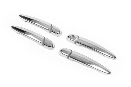 Handle covers (4 pcs., stainless steel) for BMW 3 series E-90/91/92/93 2005-2011 - Reelken Auto